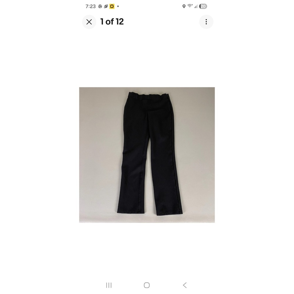 Quince Pants Women Size‎ Small Black Bootcut Stretch Waist Athletic Comfort